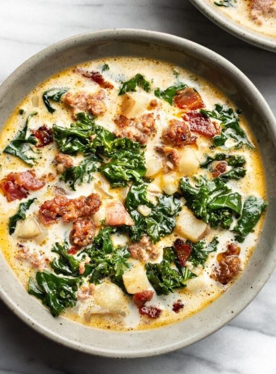 Zuppa Toscana with Kale and Sausage