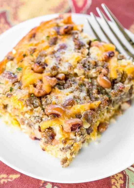 Ackee and Cornbread Casserole