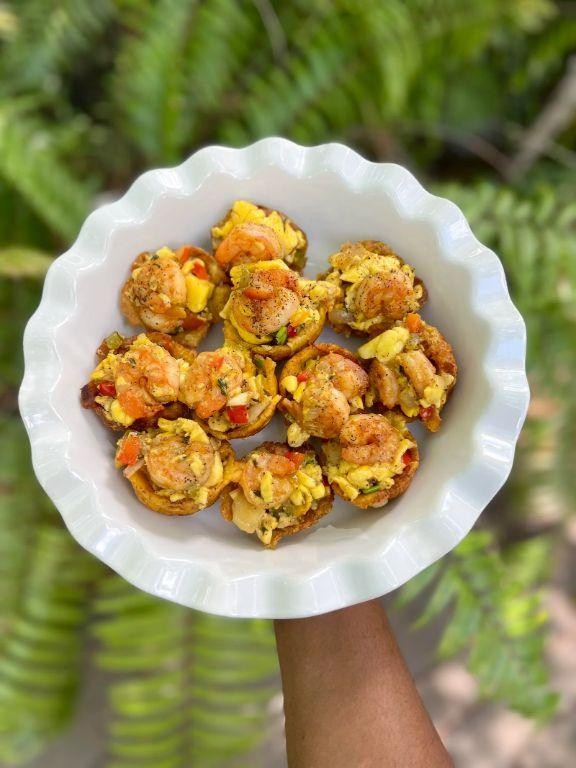 Ackee and Plantain Fritters