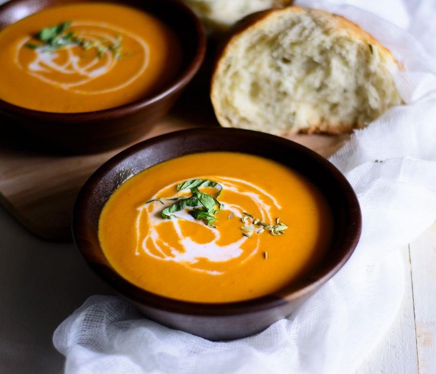 Ackee and Pumpkin Soup