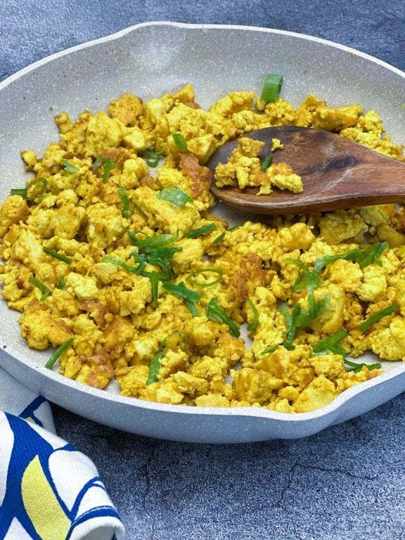 Ackee and Scrambled Tofu Breakfast