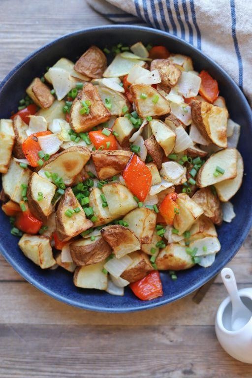 Air Fryer Potato and Onion Hash