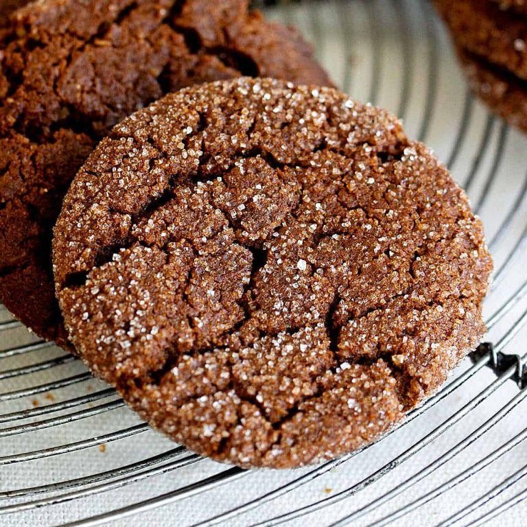 Allspice and Ginger Molasses Cookies