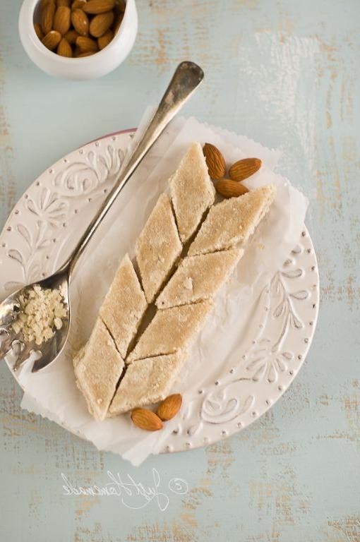 Almond Flour Coconut Barfi