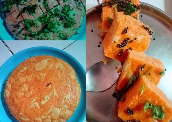 Almond Flour Dhokla