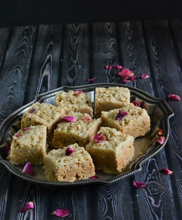 Almond Flour Mysore Pak