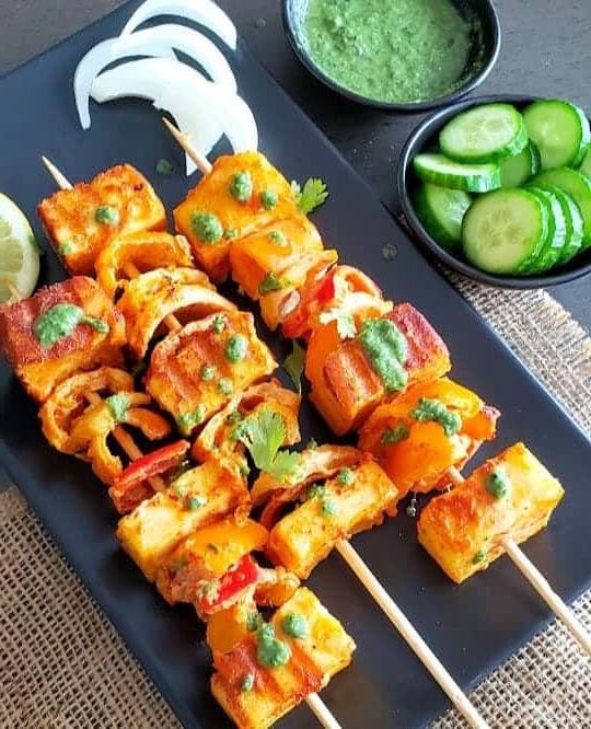 Almond Flour Paneer Tikka