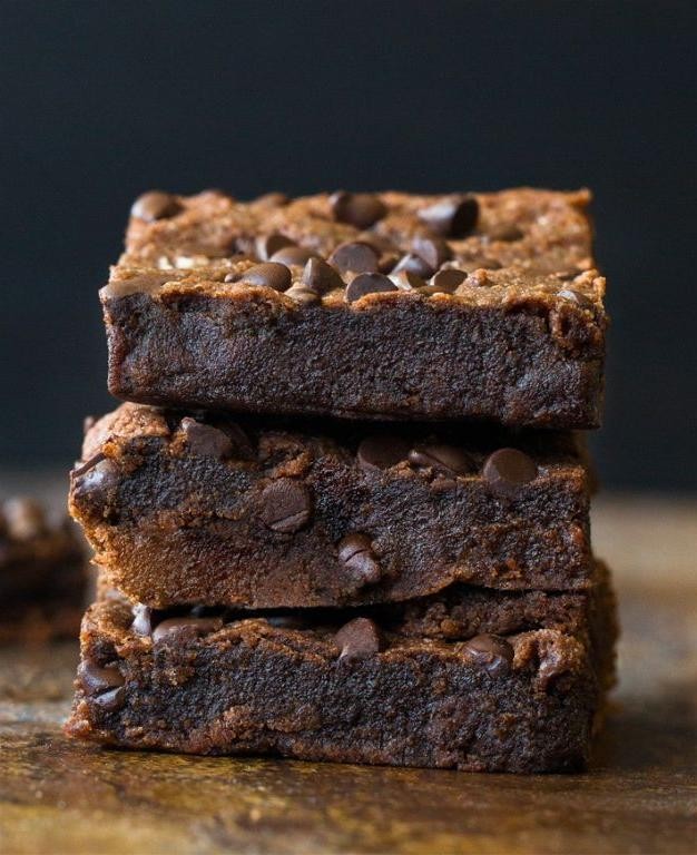 Almond Flour Protein Powder Brownies
