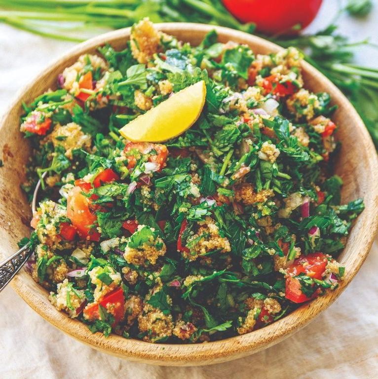 Amaranth and Quinoa Tabbouleh