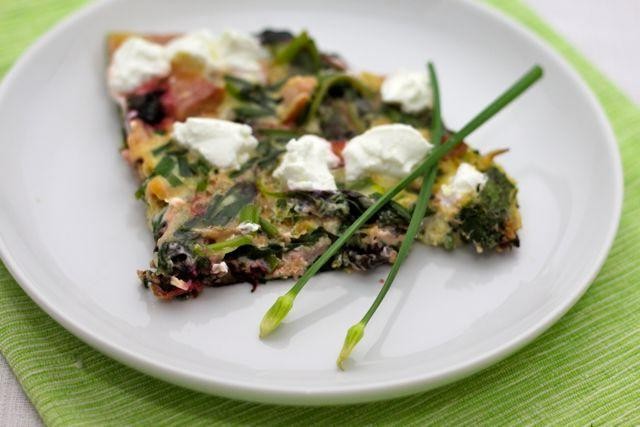 Amaranth and Spinach Frittata