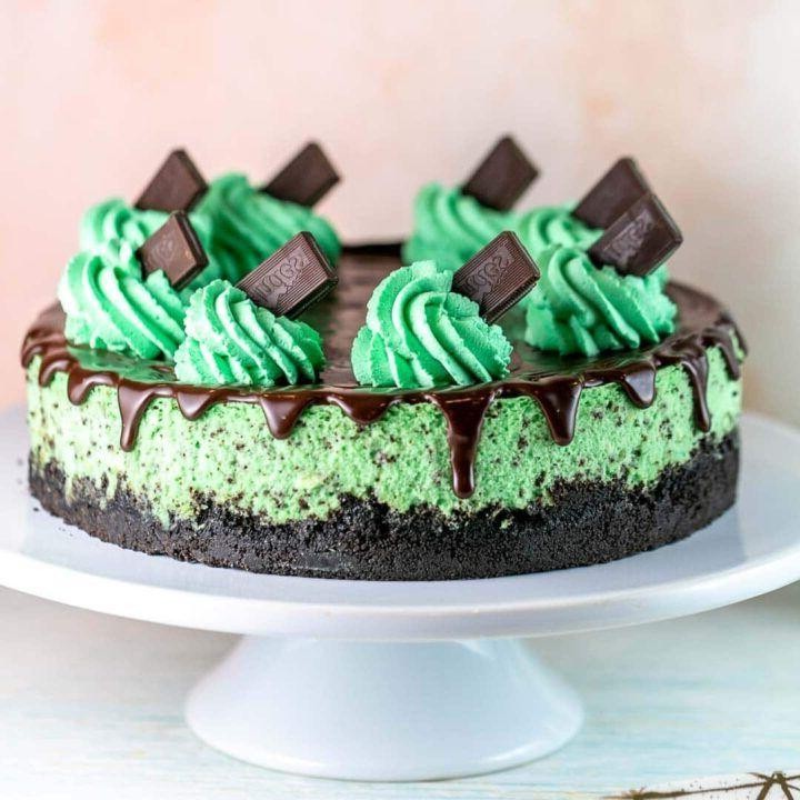 Andes Mint Cheesecake