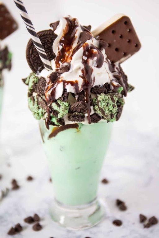 Andes Mint Milkshake