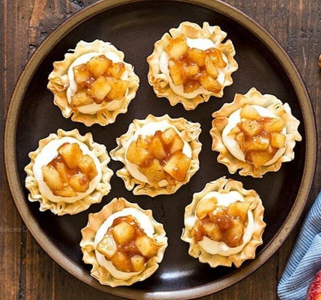 Apple Cinnamon Phyllo Cups