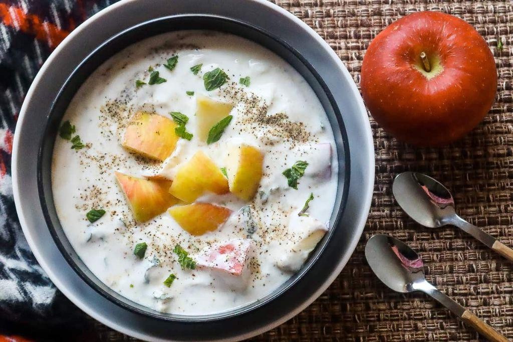 Apple and Mint Raita