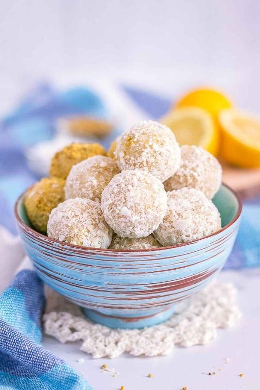 Arbonne Lemon Coconut Energy Balls