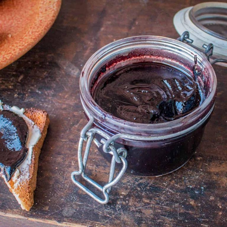 Aronia Berry Jam with Honey