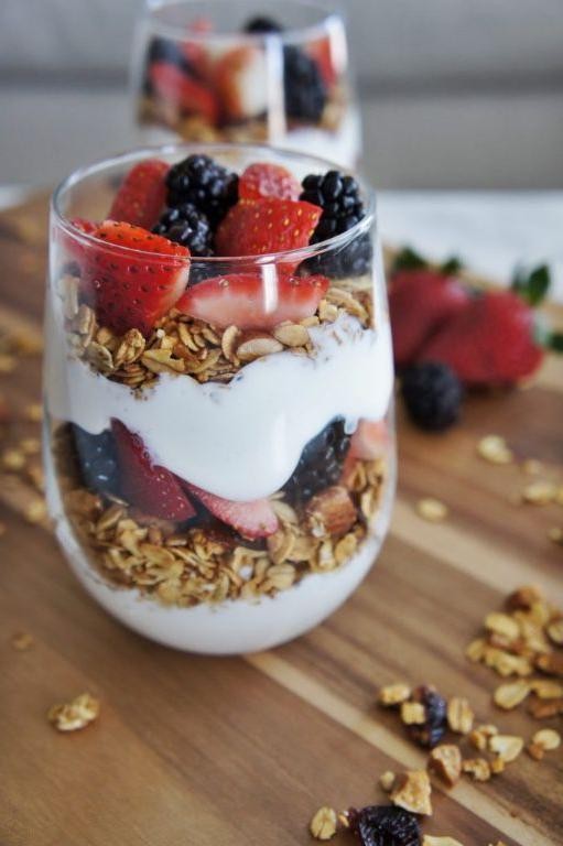 Aronia Berry Yogurt Parfait