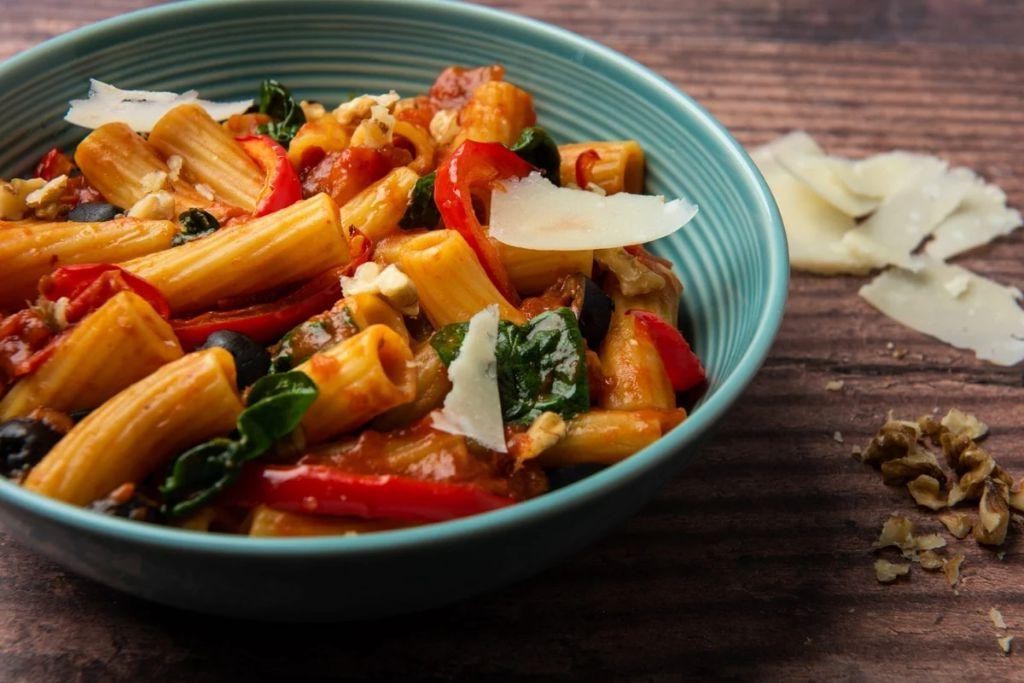 Arrabbiata Sauce with Roasted Red Peppers and Penne