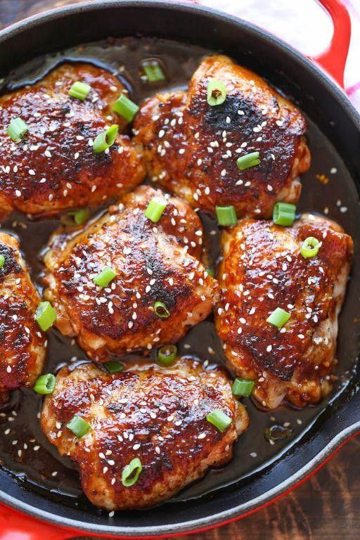 Asian Sesame Chicken Thighs