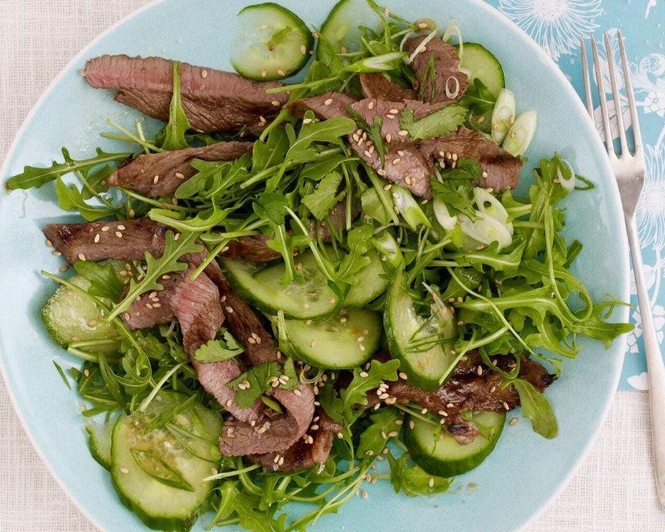 Asian Sesame Ginger Steak Salad