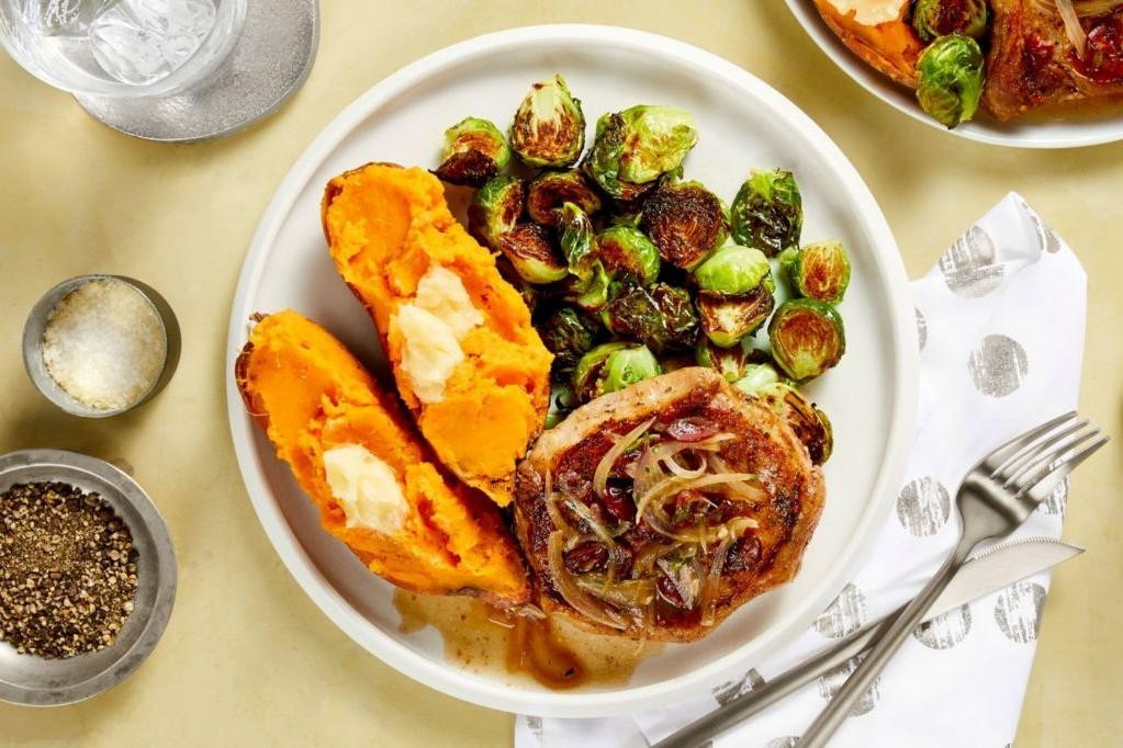 Autumn Olive Glazed Pork Chops