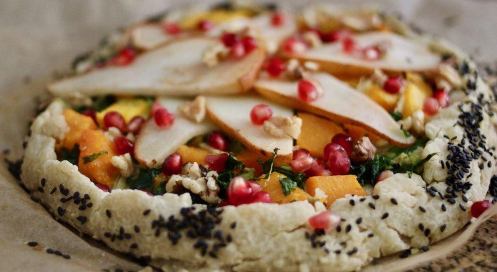 Autumn Olive and Pear Galette