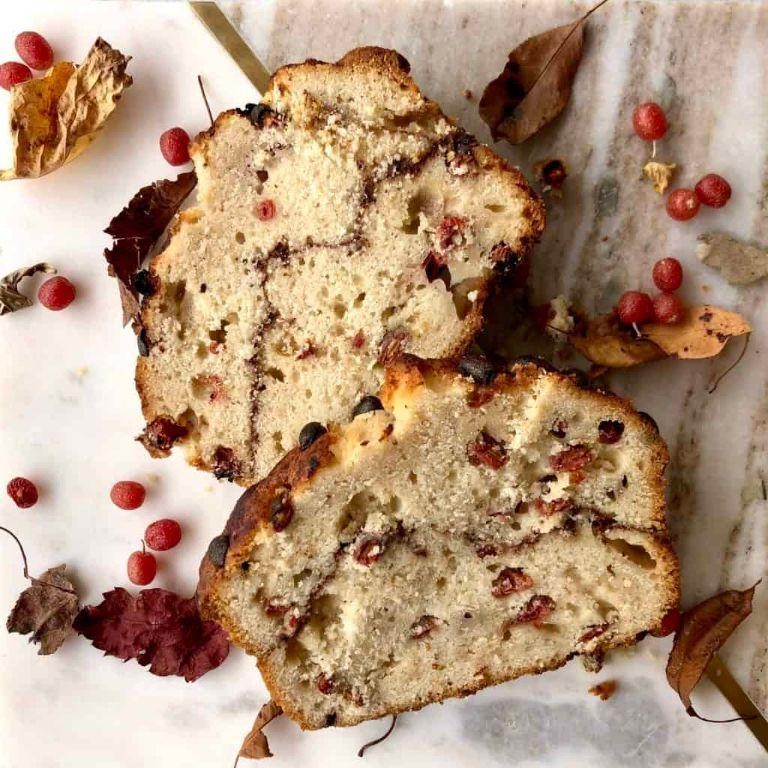 Autumn Olive and Walnut Bread