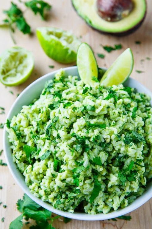 Avocado Lime Cilantro Rice