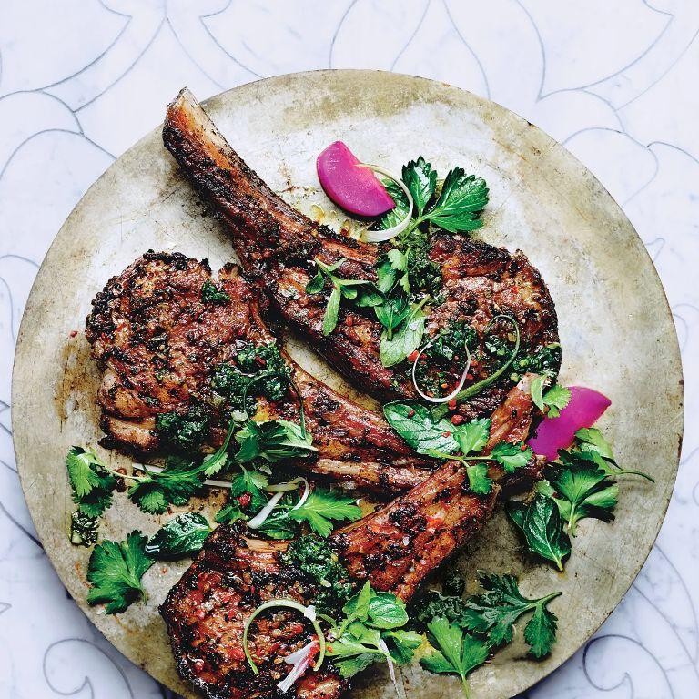 Azure Spiced Lamb Chops with Mint