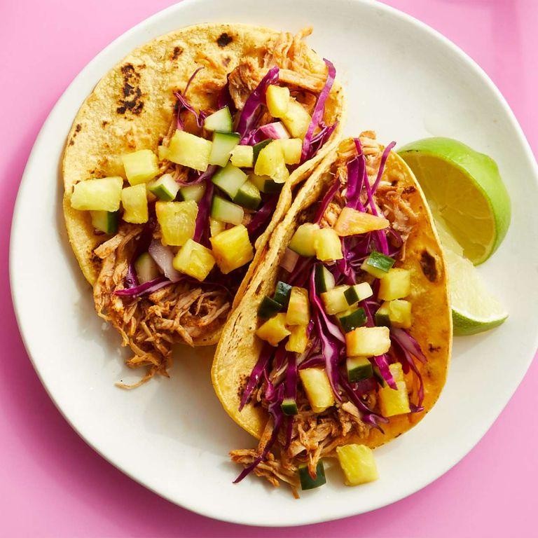 BBQ Pork and Pineapple Tacos