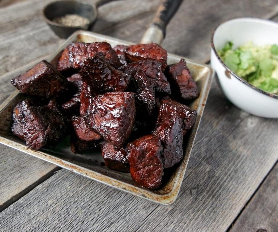 BBQ Sirloin Tip Roast with Bourbon Glaze