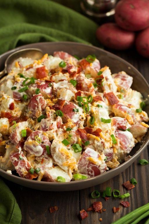 Bacon and Cheddar Red Potato Salad