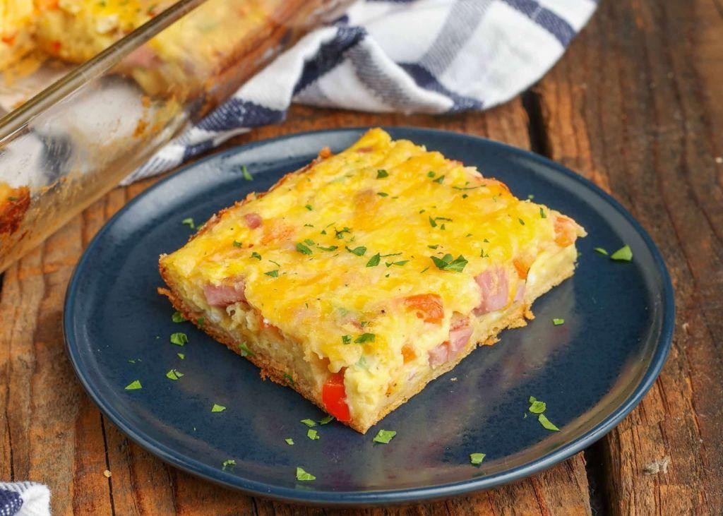 Bacon and Egg Crescent Roll Breakfast Bake