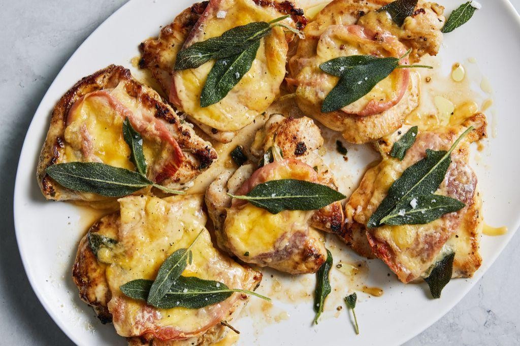 Baked Chicken Saltimbocca with Rosemary