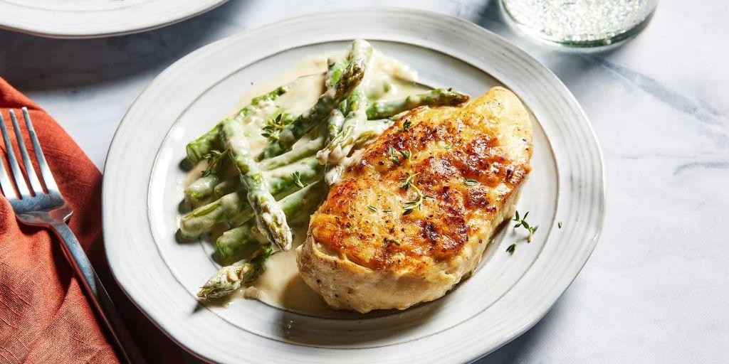 Baked Cream of Chicken and Asparagus Bake