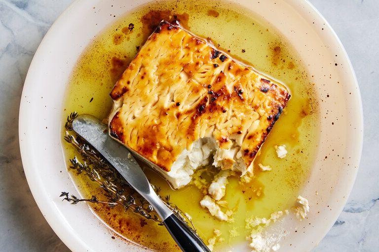 Baked Feta with Honey and Thyme