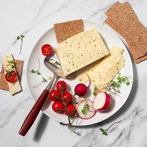 Baked Havarti with Garlic and Herbs