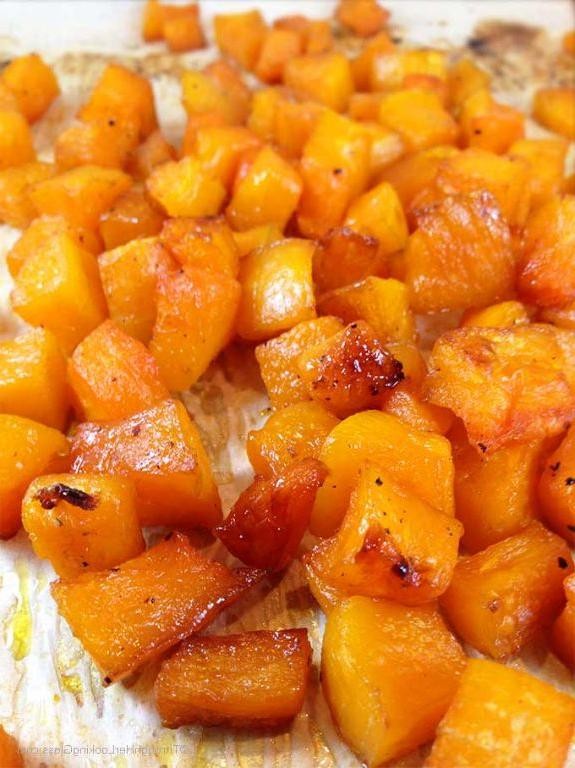 Baked Hubbard Squash with Maple Glaze