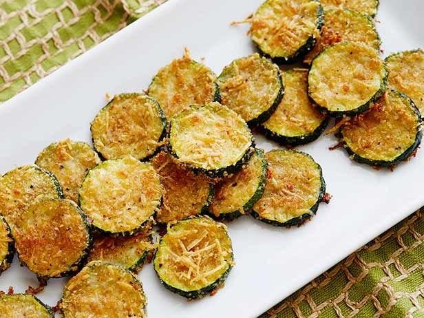 Baked Zucchini Chips with Parmesan