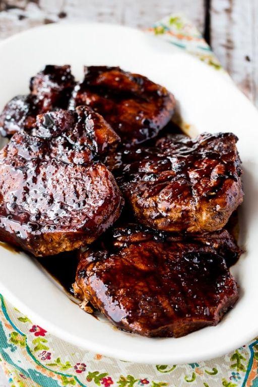 Balsamic Glazed One Pan Pork Chops