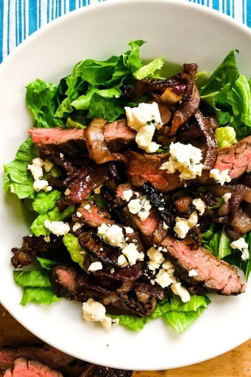 Balsamic Glazed Steak and Blue Cheese Salad