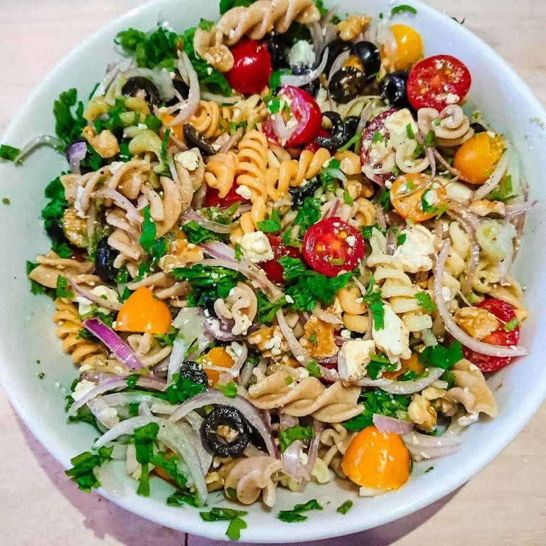 Balsamic Glazed Tri-Colored Pasta Salad