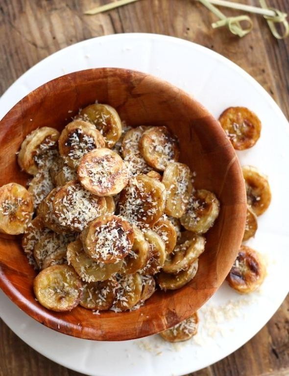 Banana Coconut Crisps