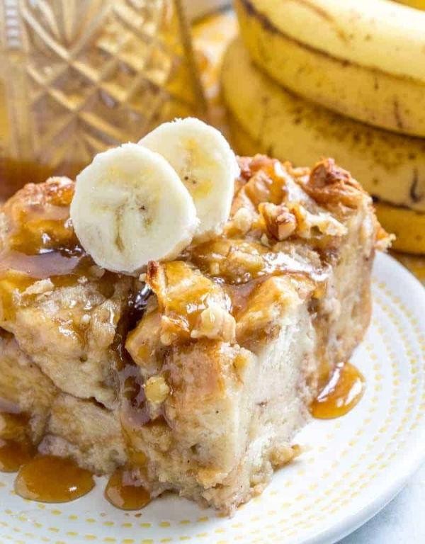 Banana Nut Bread Pudding