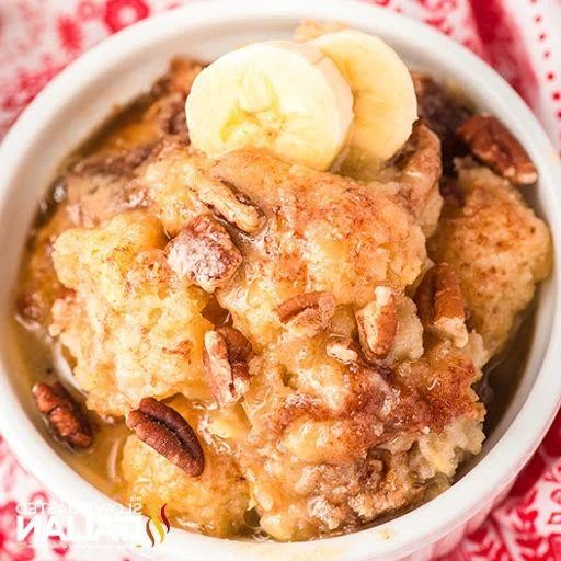 Banana Nut Dump Cake
