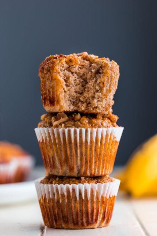 Banana Oat Protein Muffins