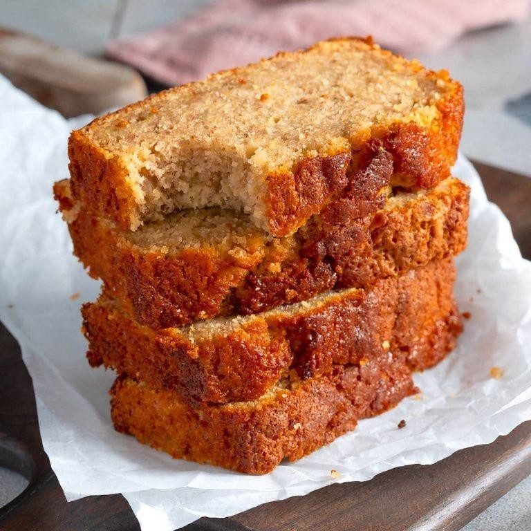 Banana Protein Powder Bread