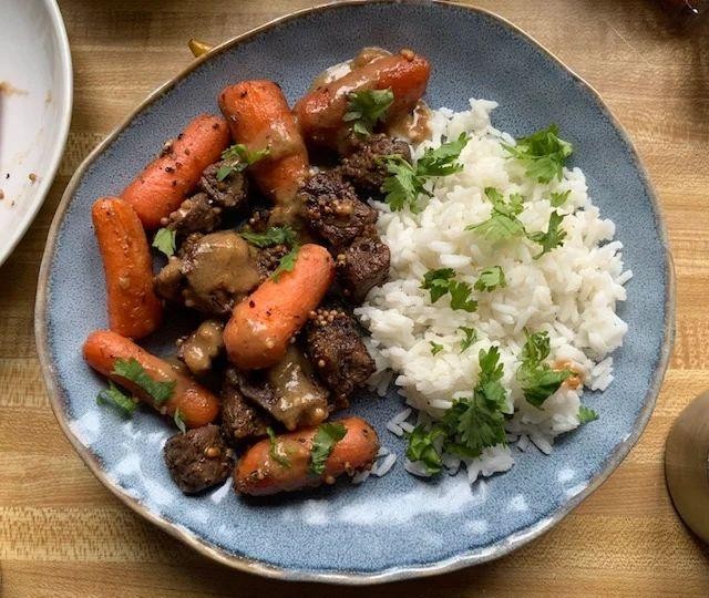 Beef Broth Braised Carrots
