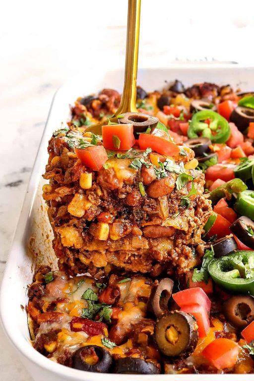 Beef Enchilada Casserole