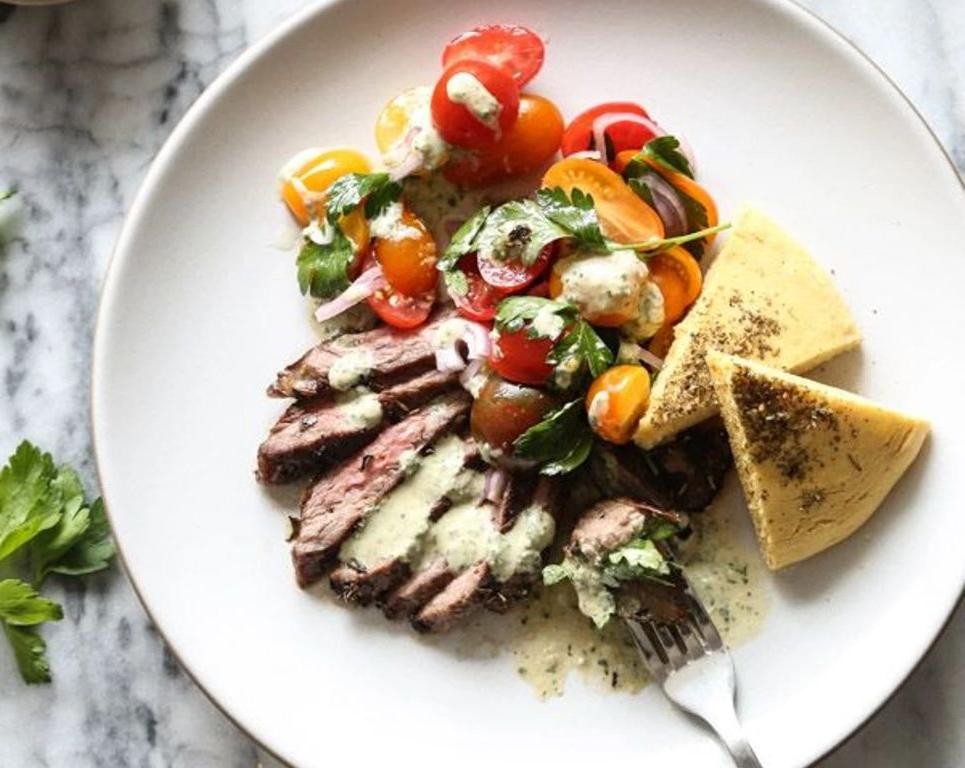 Beef Gyro with Fresh Herb Marinade